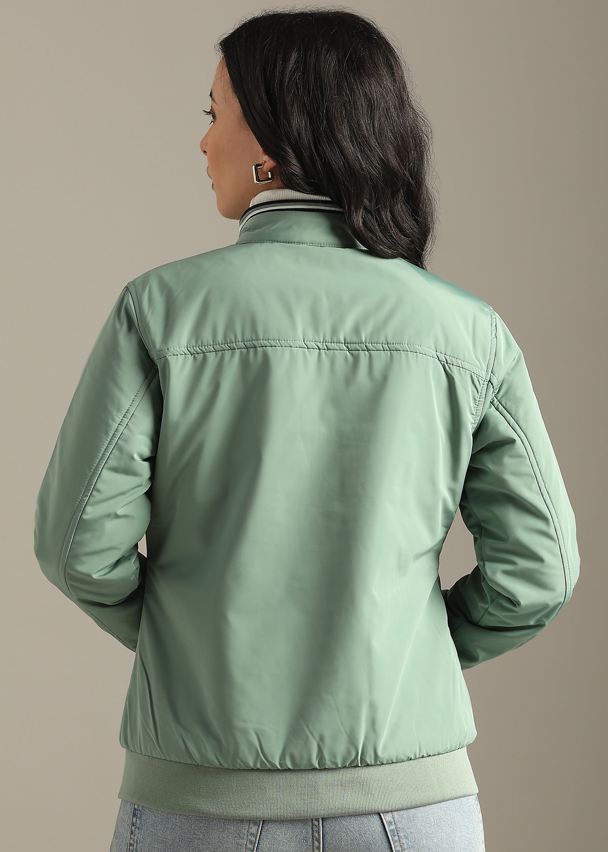 MINT NYLON PREMIUM REVERSIBLE FULL SLEEVE JACKET
