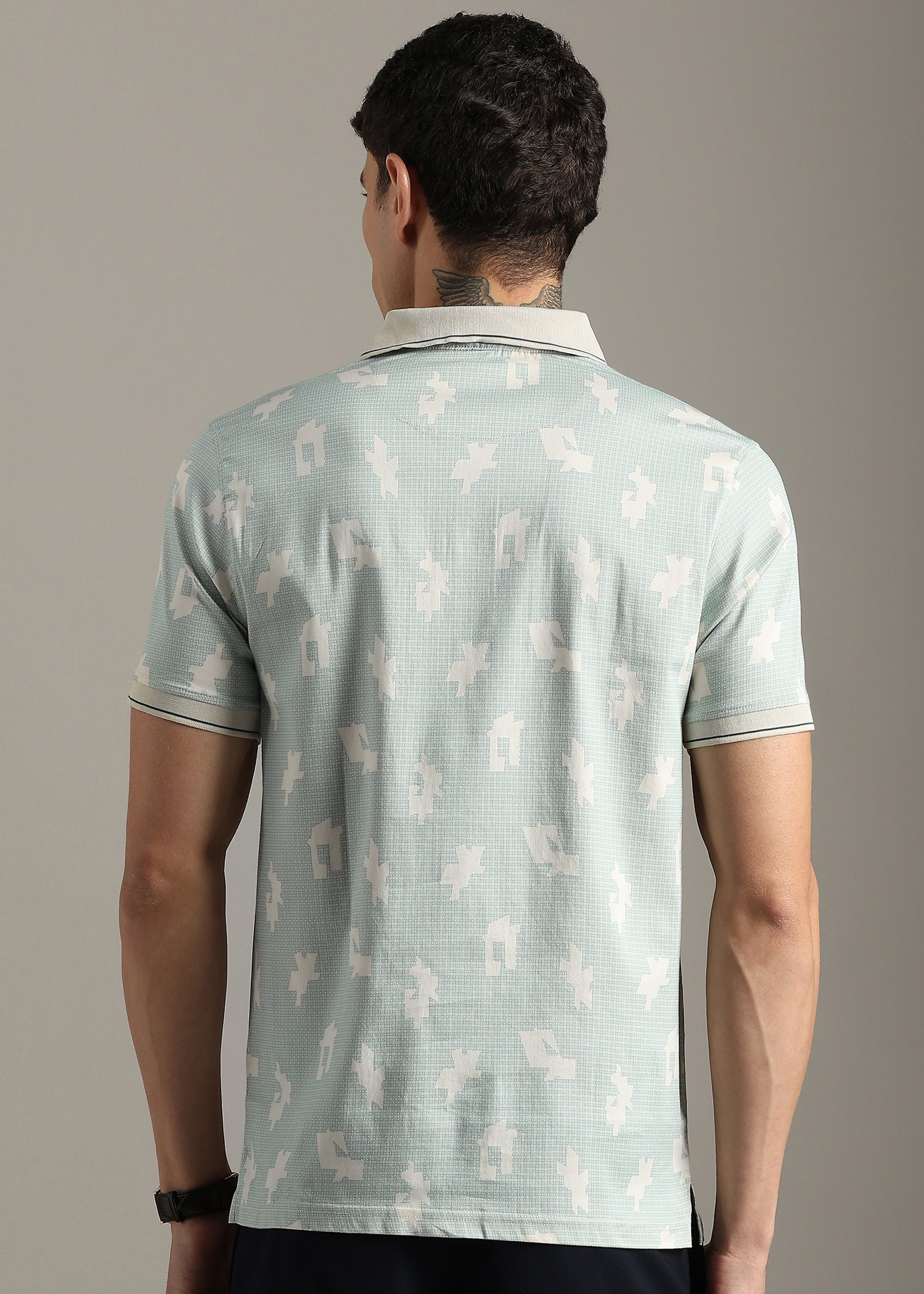 GREEN  PREMIUM COTTON ELASTANE POLO SHIRT