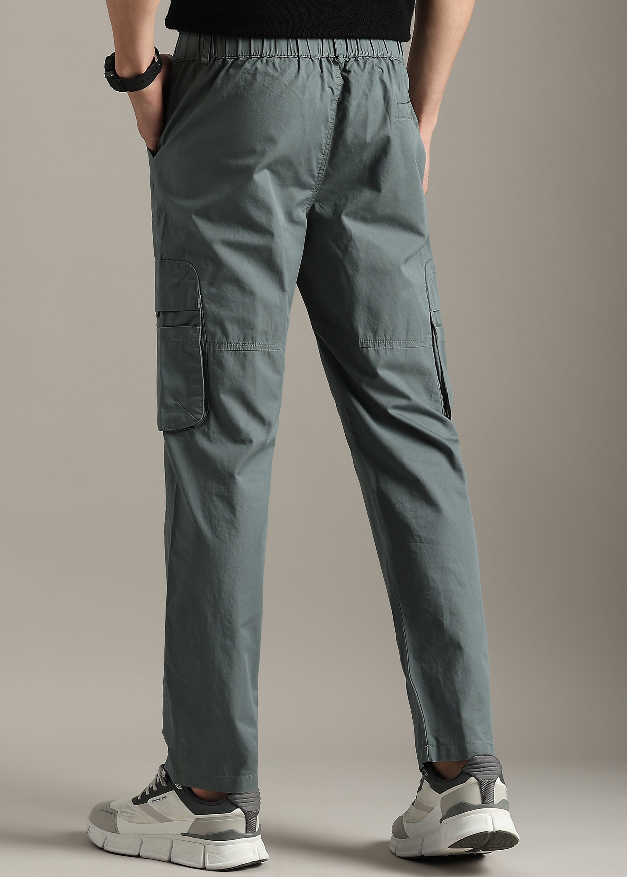OLIVE PREMIUM COTTON WASHED CARGO PANT