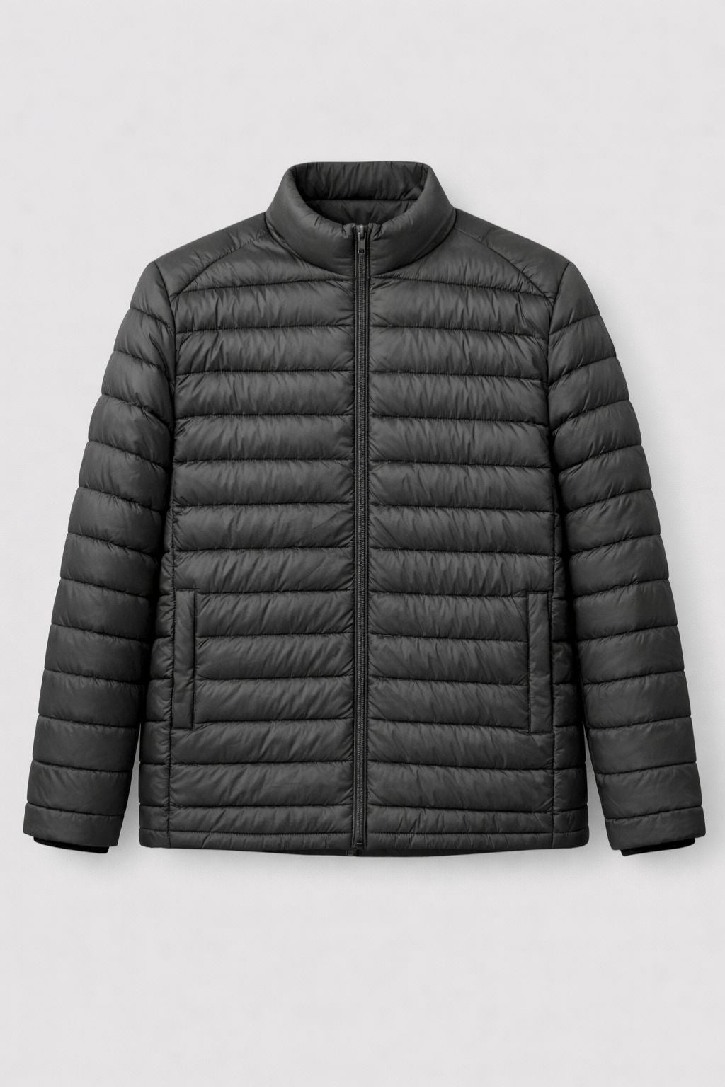 PLUS SIZE BLACK WEIGHTLESS WARMTH+JACKET
