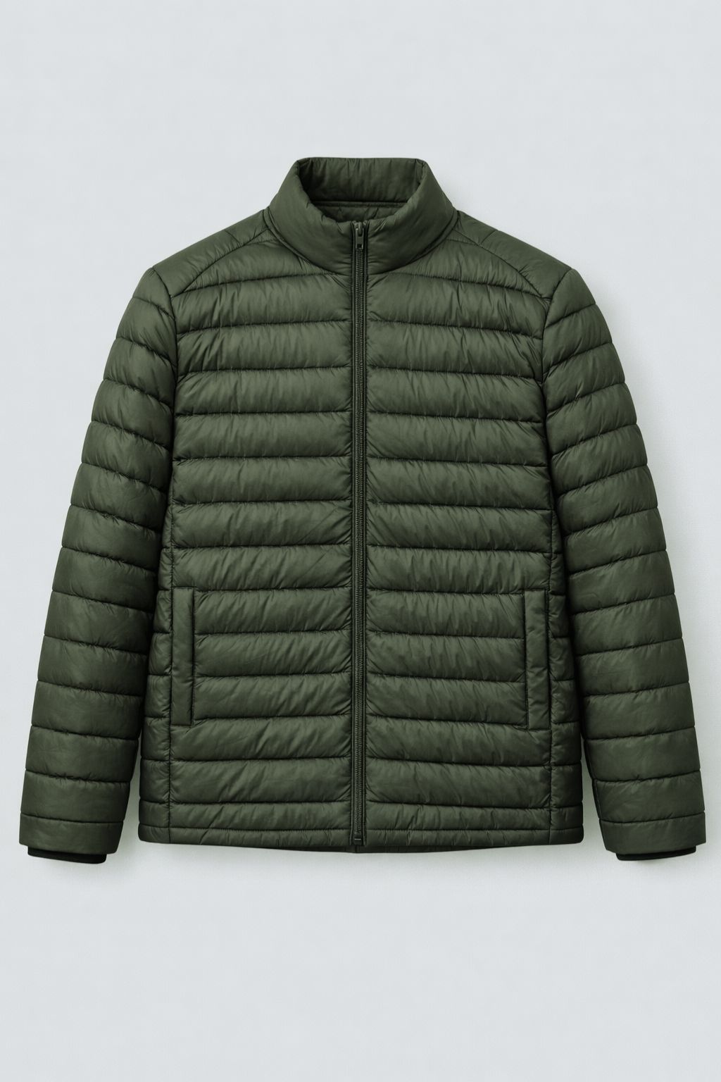 PLUS SIZE OLIVE WEIGHTLESS WARMTH+JACKET