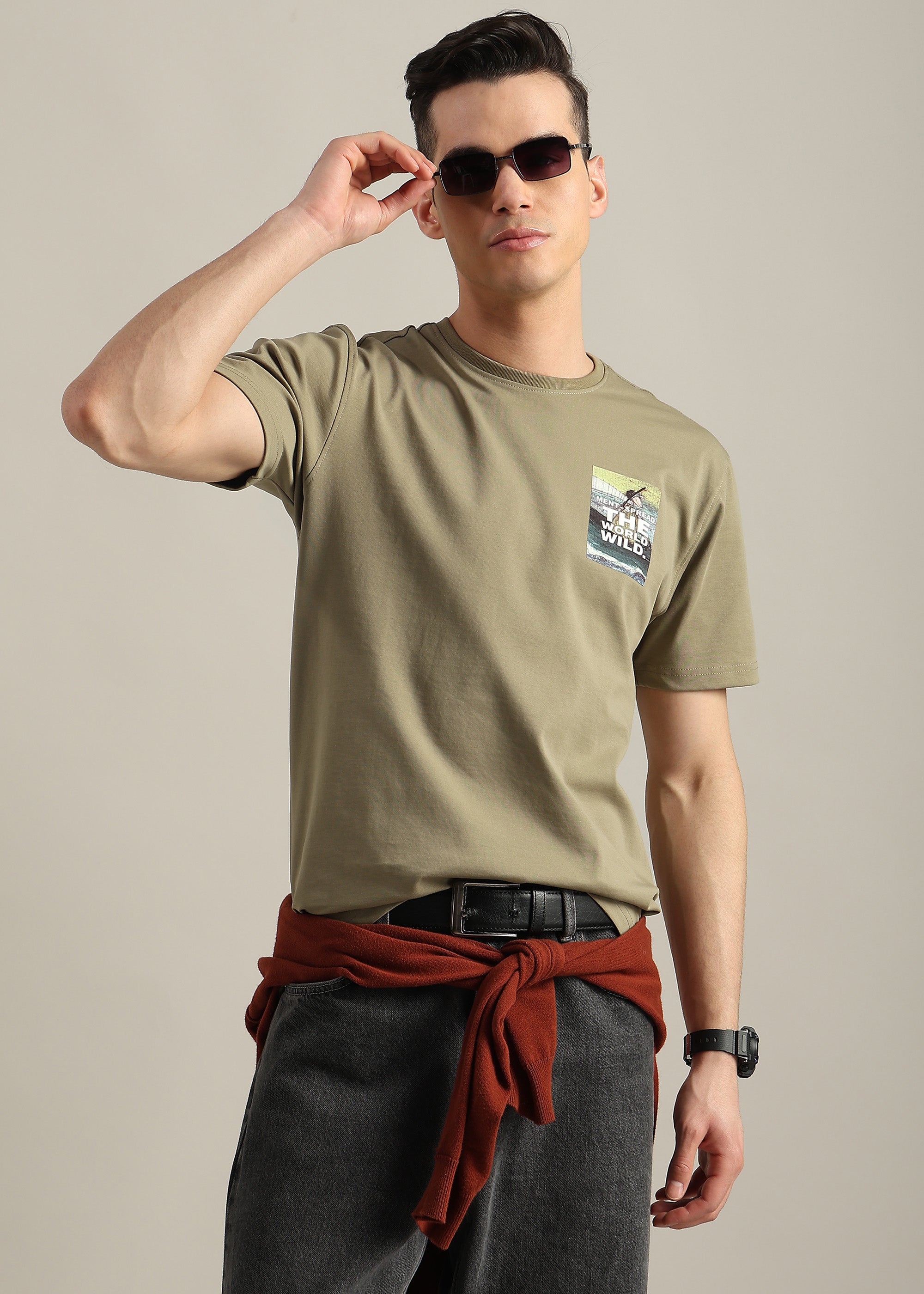 MOUSE COTTON SPANDEX PREMIUM GRAPHIC TEE