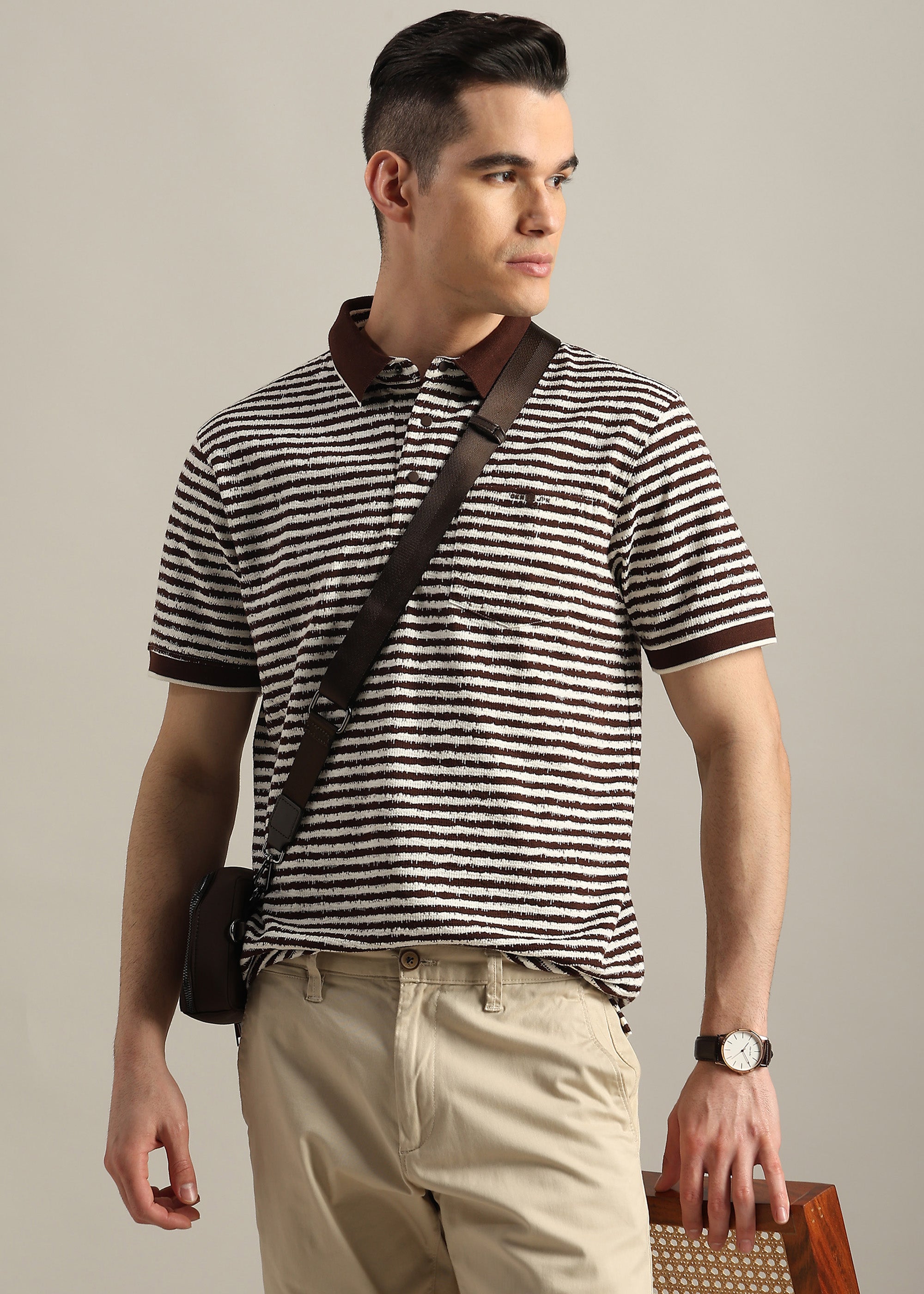 COFFEE PREMIUM STRUCTURED POLO SHIRT