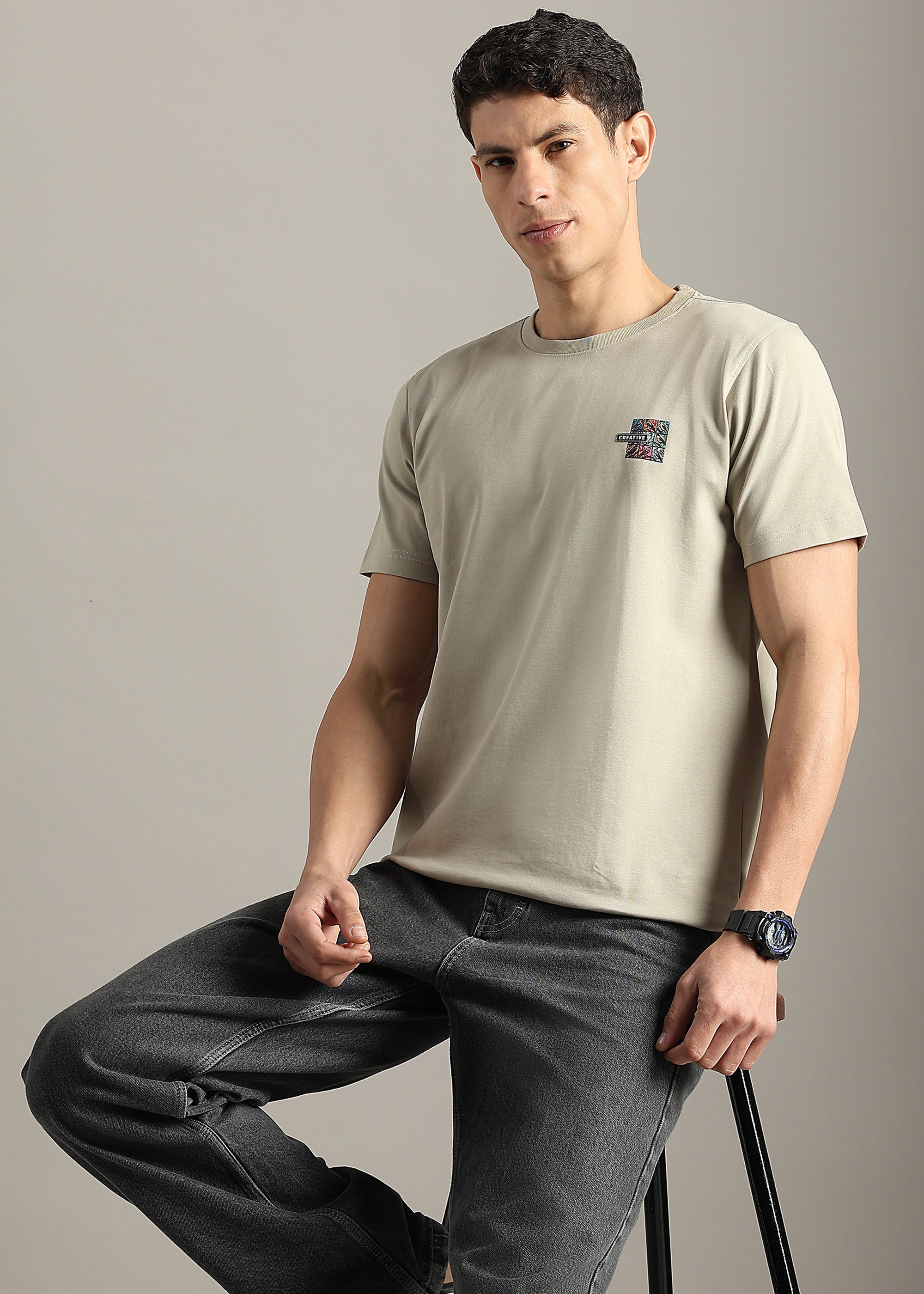 FAWN COTTON SPANDEX PREMIUM GRAPHIC TEE