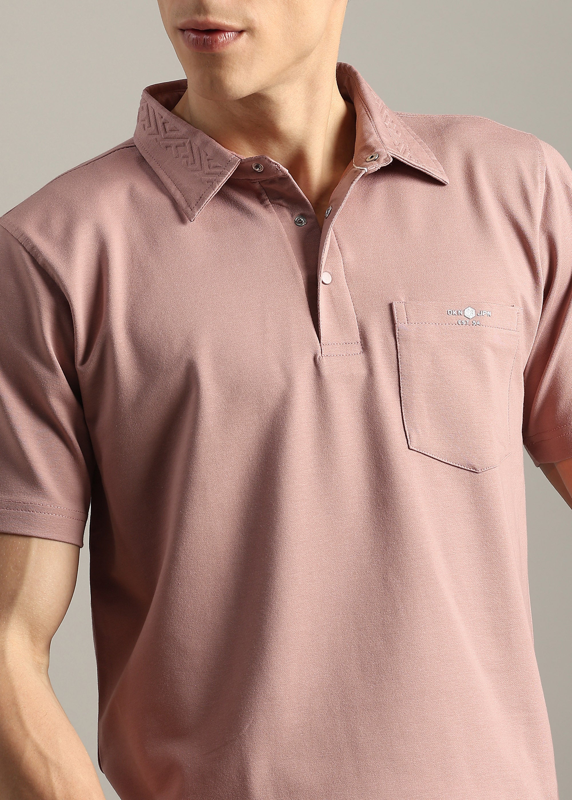 PINK PREMIUM STRUCTURED POLO SHIRT