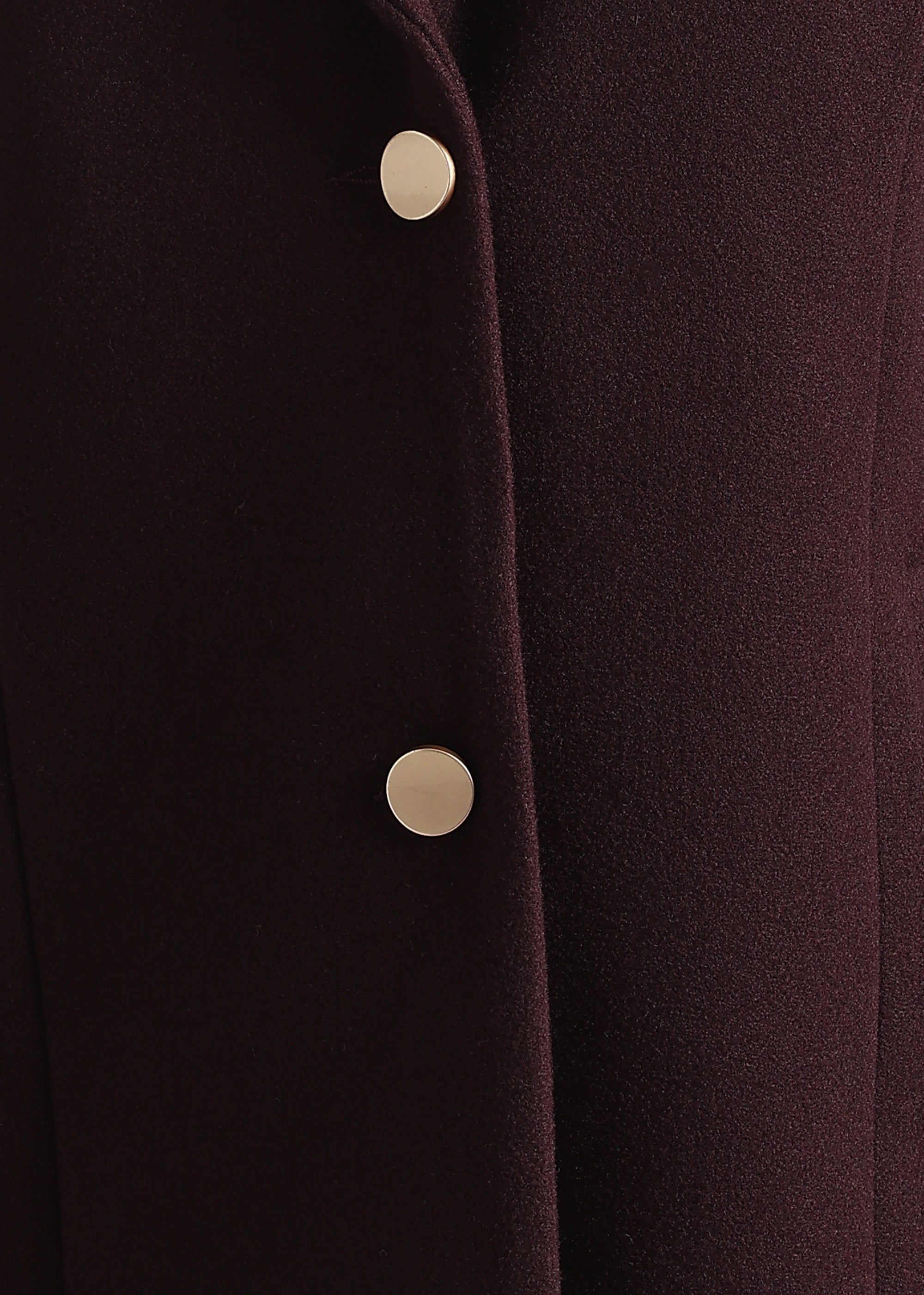 WINE SOLID WINTER ESSENTIAL COAT