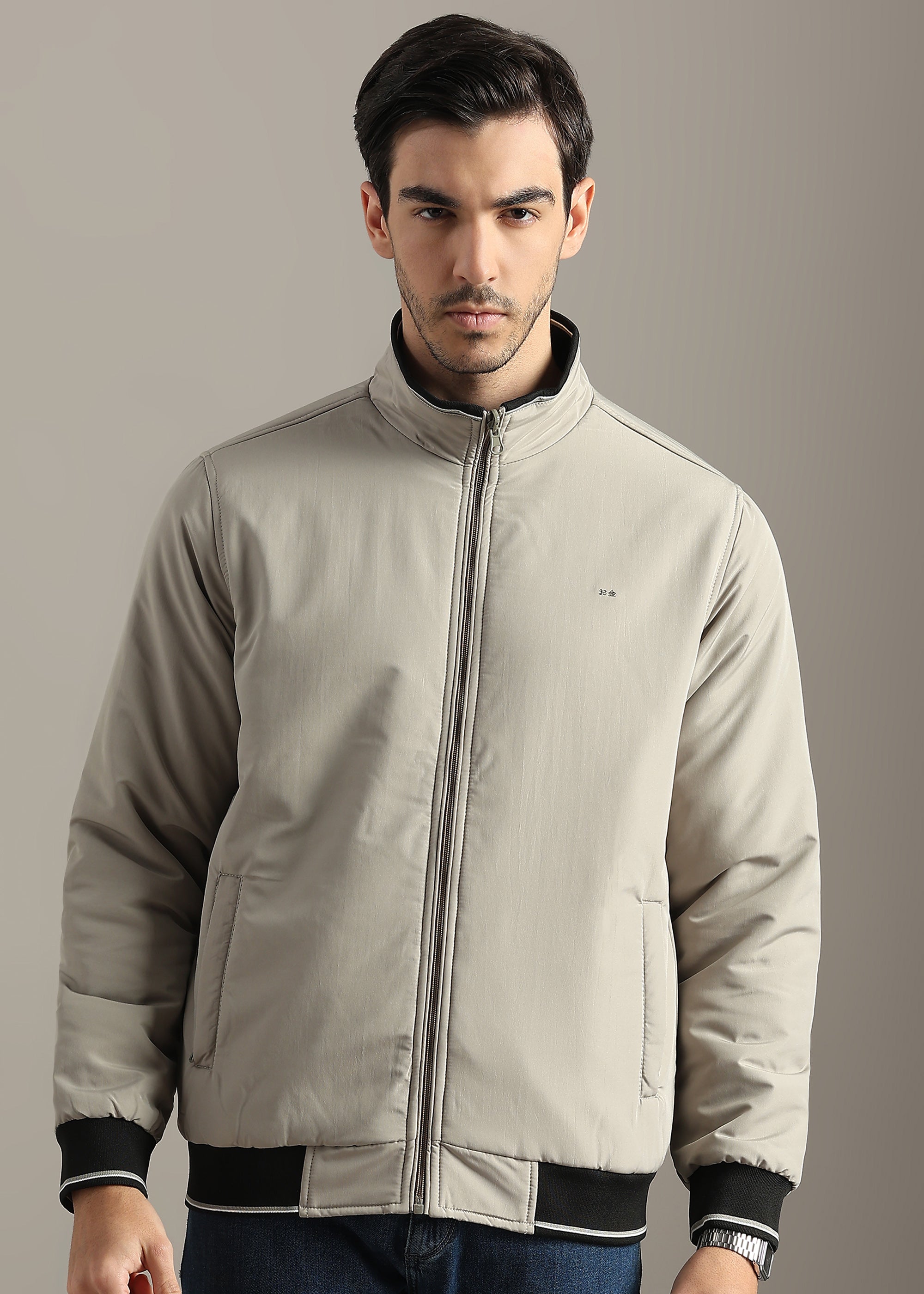 STONE SOLID REVERSIBLE MID WEIGHT FULL SLEEVE JACKET