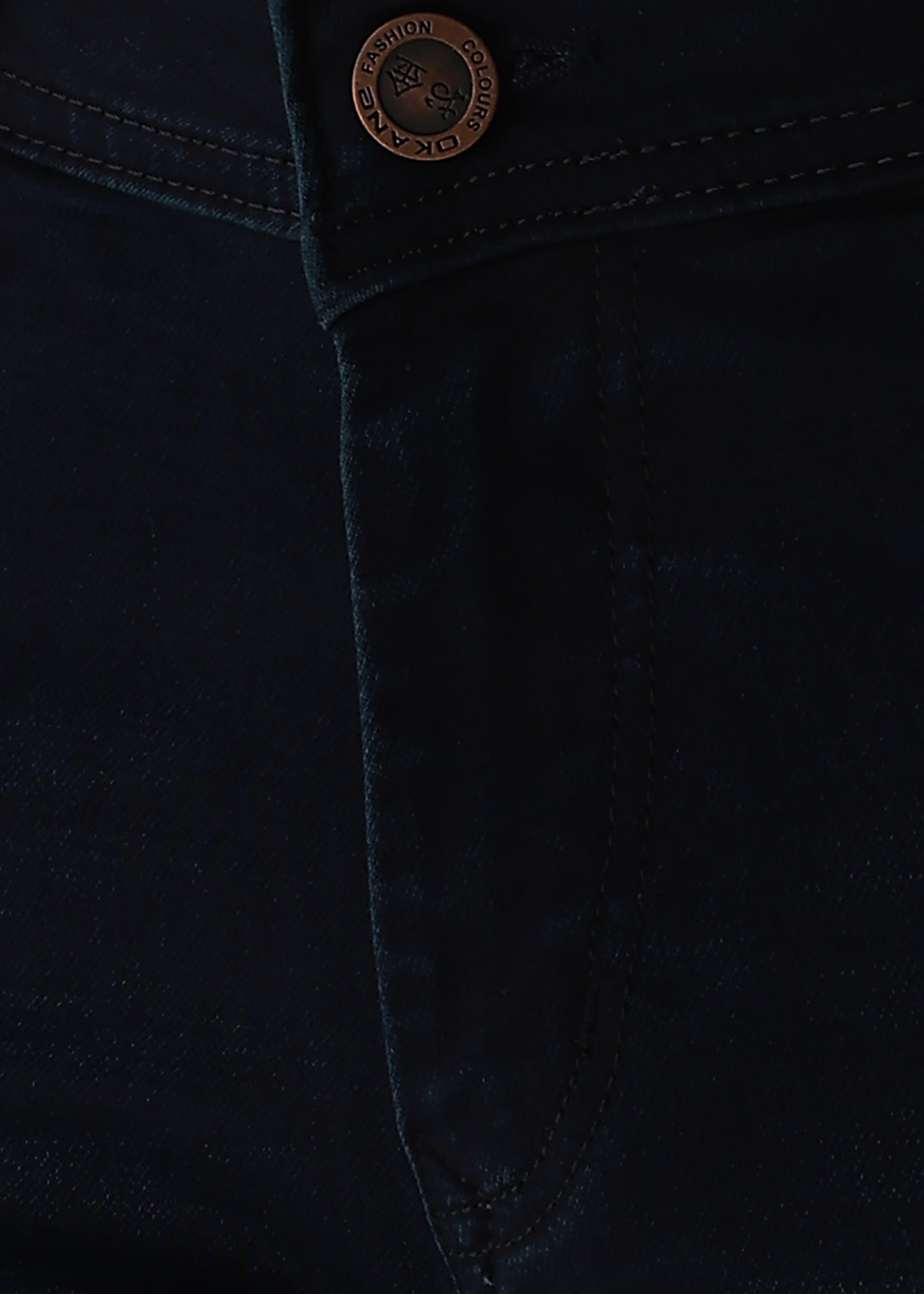 Blue Straight Fit Mid Rise Jeans