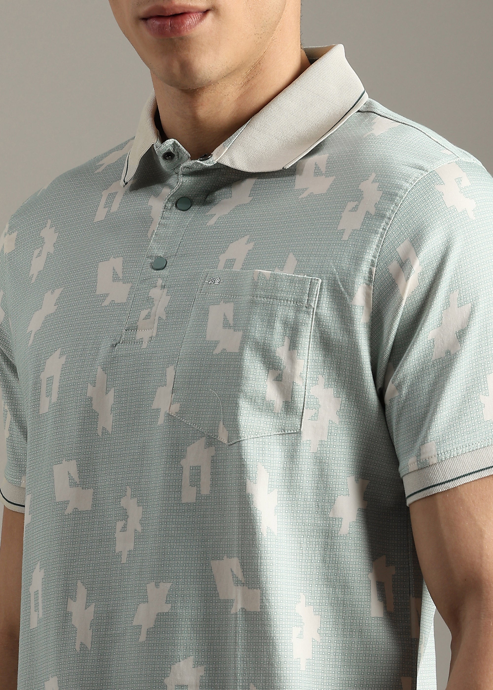 GREEN  PREMIUM COTTON ELASTANE POLO SHIRT