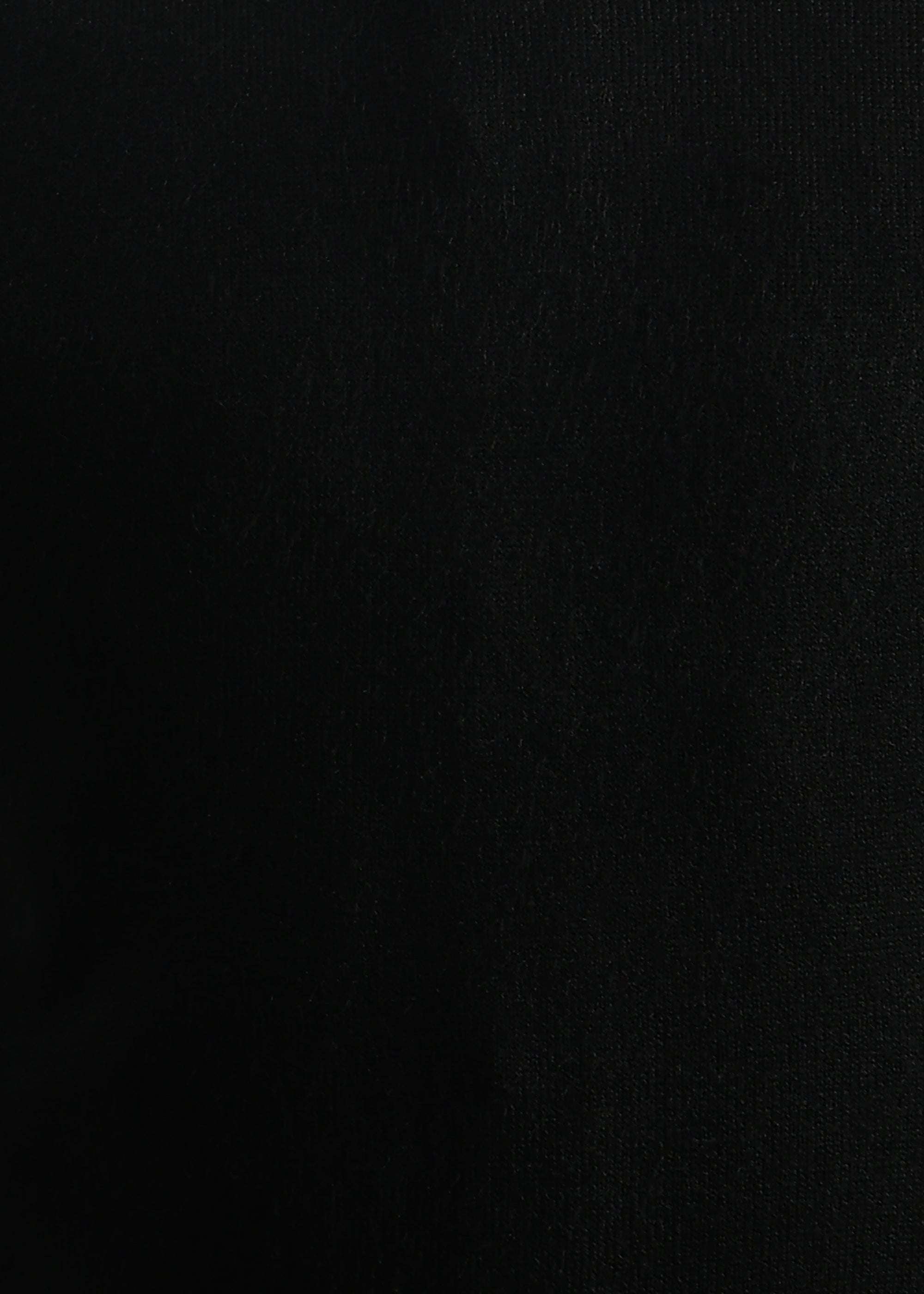 BLACK SOLID ACRYLIC ROUND NECK SWEATER