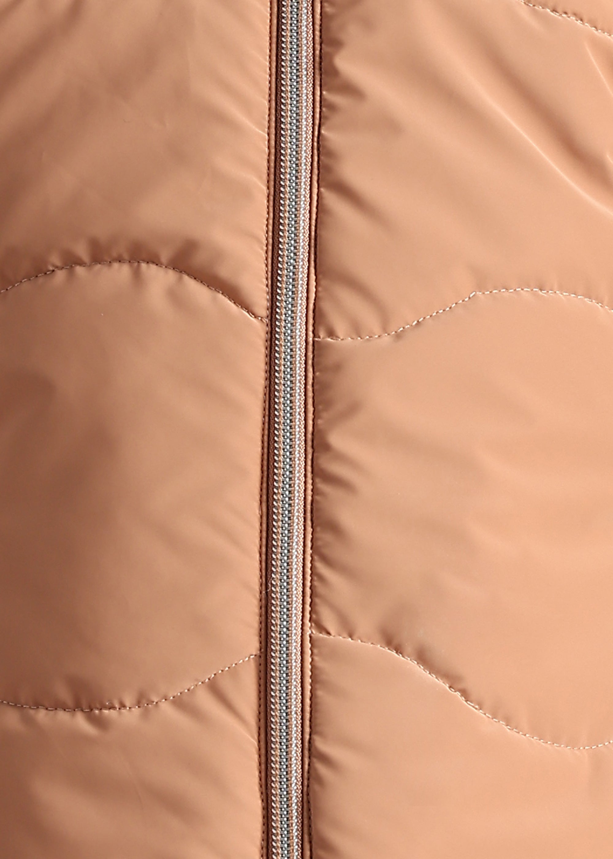 PEACH NYLON TRENDING SOFT QUALITY FULL SLEEVE JACKET