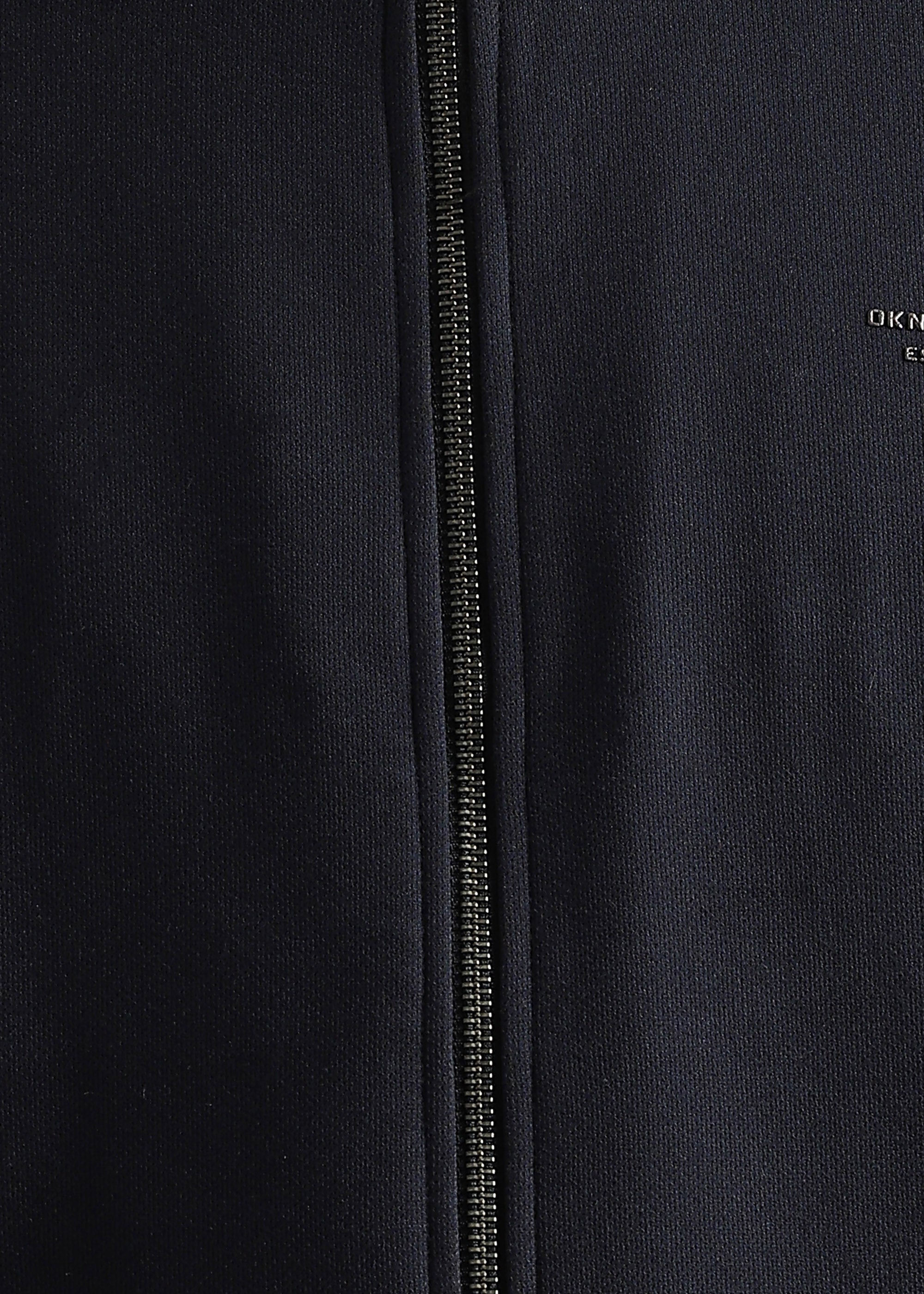 NAVY STRUCTURED BLOUSON FORMAL FULL SLEEVE JACKET