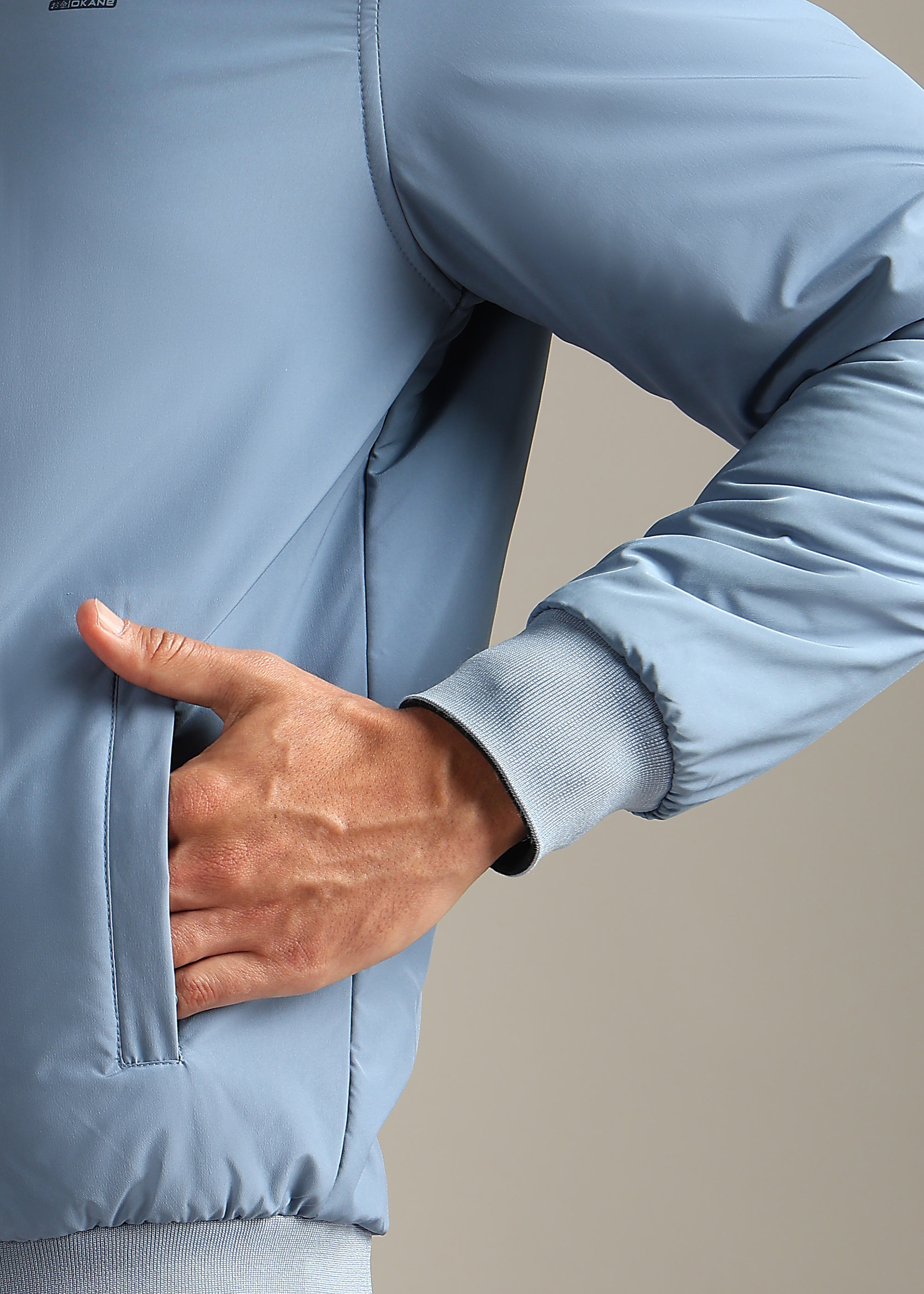 SKY SOLID NYLON REVERSIBLE WITH SWEAT SHIRT INSIDE