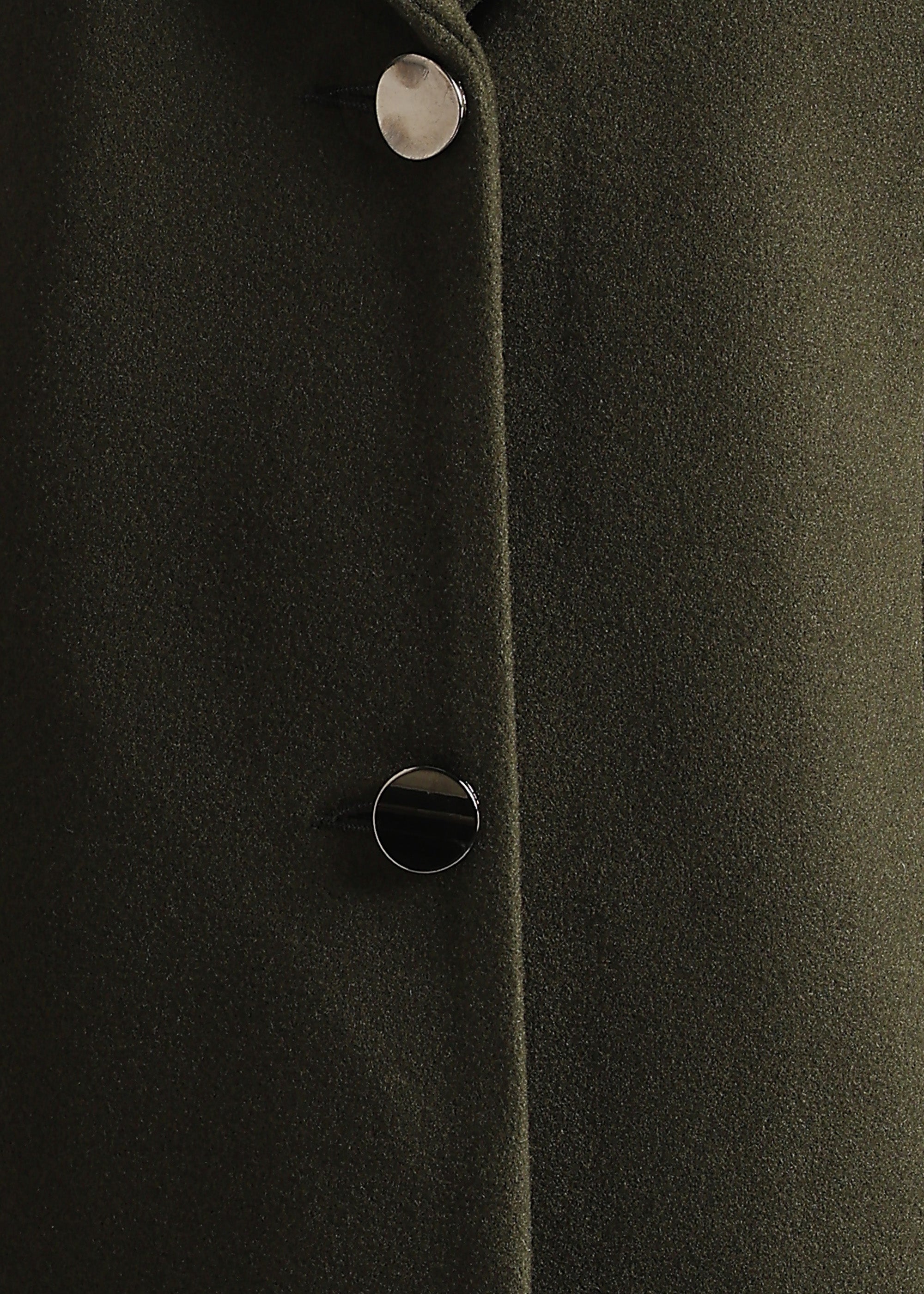 OLIVE SOLID WINTER ESSENTIAL COAT