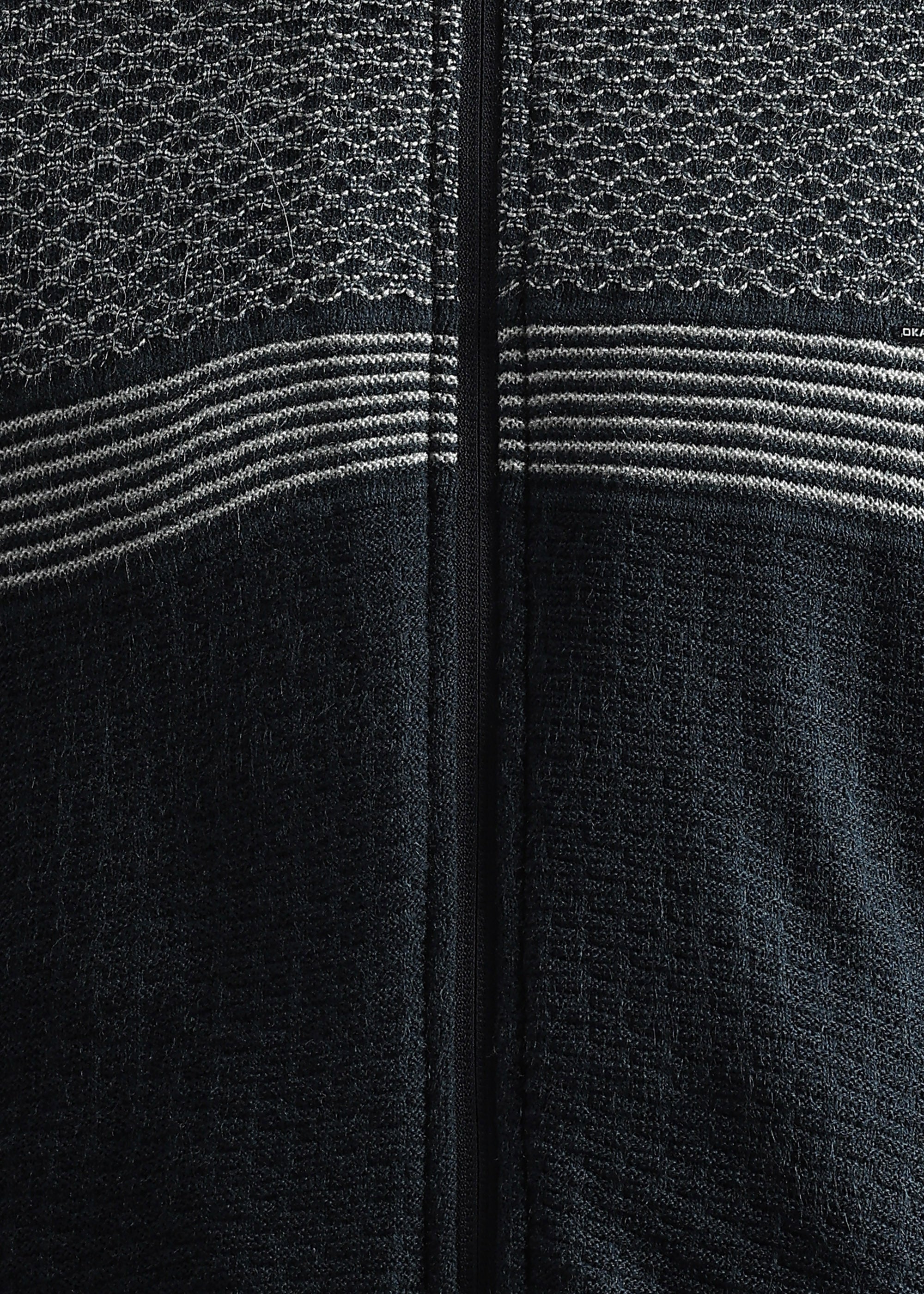 NAVY SOLID REVERSIBLE FULL SLEEVE JACKET WITH ENGINEERED SWEATER